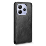 For Xiaomi Redmi Note 14 4G (163.25mm) Case with Card Slot Magnetic Vertical Flip Leather Phone Cover