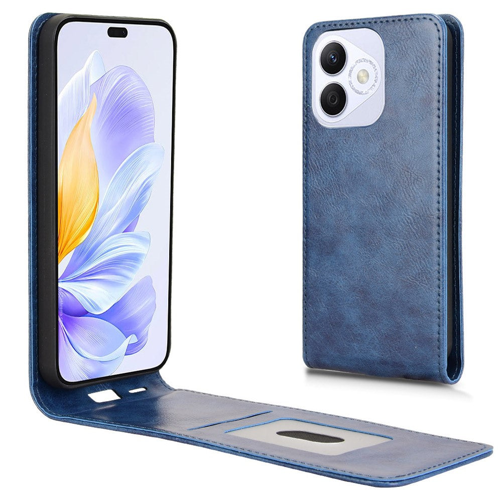 For Honor X60i 5G Case with Card Slot Magnetic Vertical Flip Leather Phone Cover
