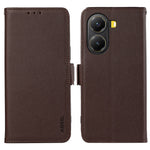 ABEEL For Xiaomi Poco X7 Pro 5G  /  Redmi Turbo 4 5G Case Litchi Texture Leather RFID Blocking Phone Cover