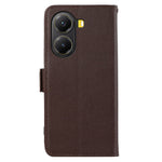 ABEEL For Xiaomi Poco X7 Pro 5G  /  Redmi Turbo 4 5G Case Litchi Texture Leather RFID Blocking Phone Cover