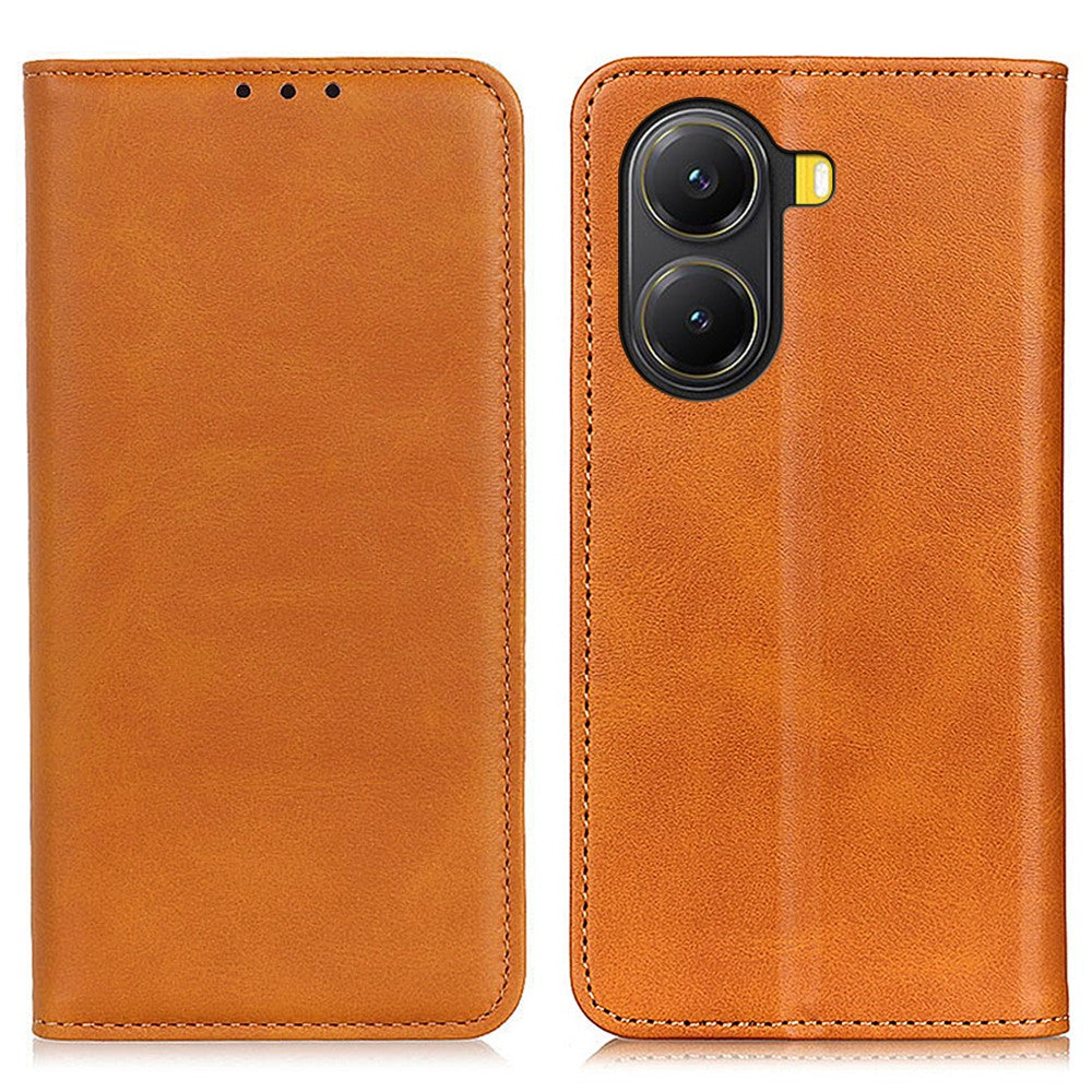 For Xiaomi Poco X7 Pro 5G  /  Redmi Turbo 4 5G Case Split Leather Flip Wallet Phone Cover