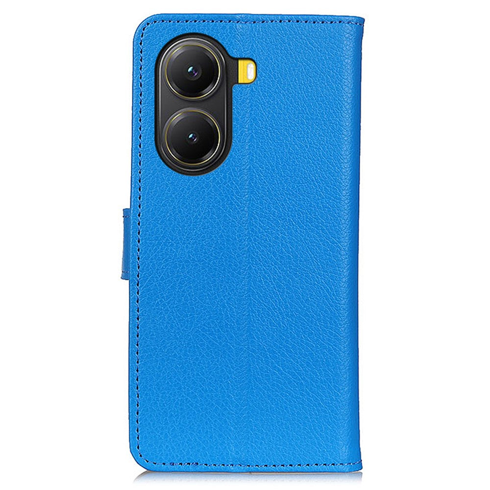 For Xiaomi Poco X7 Pro 5G  /  Redmi Turbo 4 5G Wallet Case PU Leather Phone Cover Litchi Texture