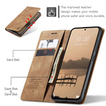 CASEME For Xiaomi Redmi Note 14 4G (163.25mm) Wallet Case  013 Series PU Leather Phone Cover Stand