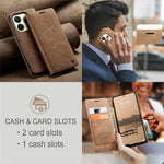 CASEME For Xiaomi Redmi Note 14 4G (163.25mm) Wallet Case  013 Series PU Leather Phone Cover Stand