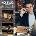 CASEME For Xiaomi Redmi Note 14 4G (163.25mm) Wallet Case  013 Series PU Leather Phone Cover Stand