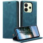 CASEME For Xiaomi Redmi Note 14 4G (163.25mm) Wallet Case  013 Series PU Leather Phone Cover Stand