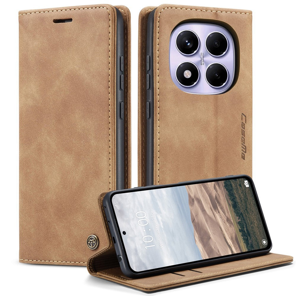 CASEME For Xiaomi Redmi Note 14 Pro 4G Wallet Case  013 Series PU Leather Phone Cover Stand