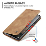 CASEME For Xiaomi Redmi Note 14 Pro 4G Wallet Case  013 Series PU Leather Phone Cover Stand