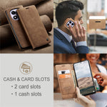 CASEME For Xiaomi Redmi Note 14 Pro 4G Wallet Case  013 Series PU Leather Phone Cover Stand