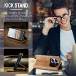 CASEME For Xiaomi Redmi Note 14 Pro 4G Wallet Case  013 Series PU Leather Phone Cover Stand