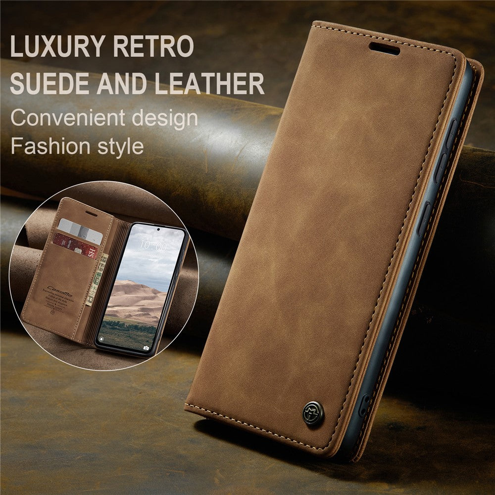 CASEME For Xiaomi Redmi Note 14 Pro 4G Wallet Case  013 Series PU Leather Phone Cover Stand