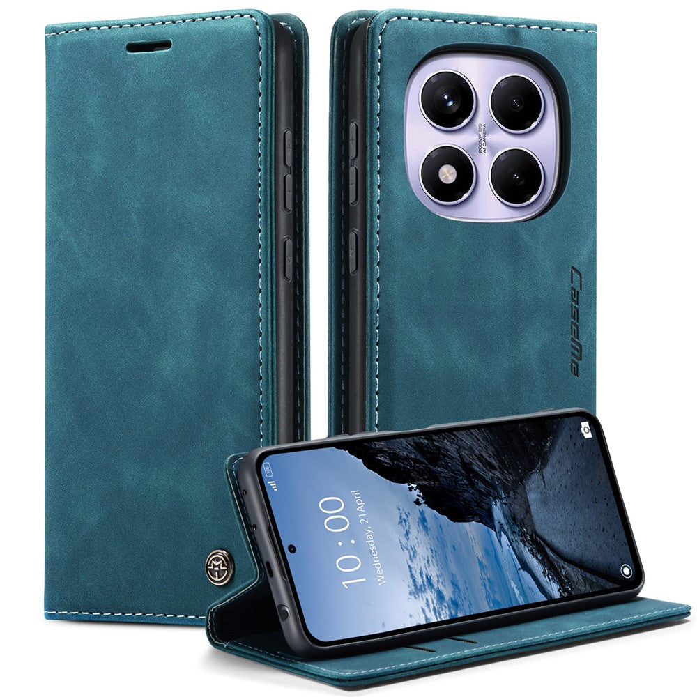 CASEME For Xiaomi Redmi Note 14 Pro 4G Wallet Case  013 Series PU Leather Phone Cover Stand
