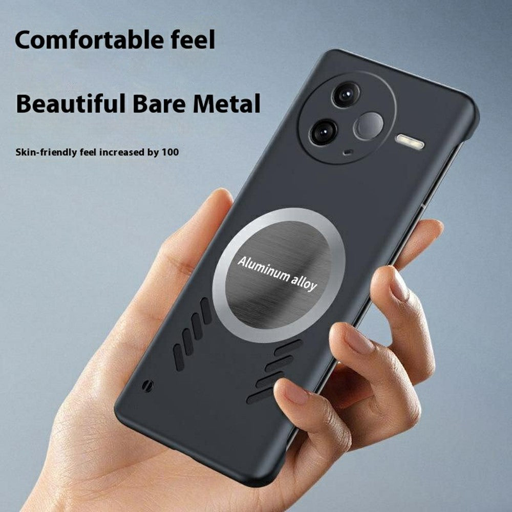Xiaomi Poco F7 Pro 5G / Redmi K80 5G-skal hårt PC ramlöst värmeavledande mobilskydd