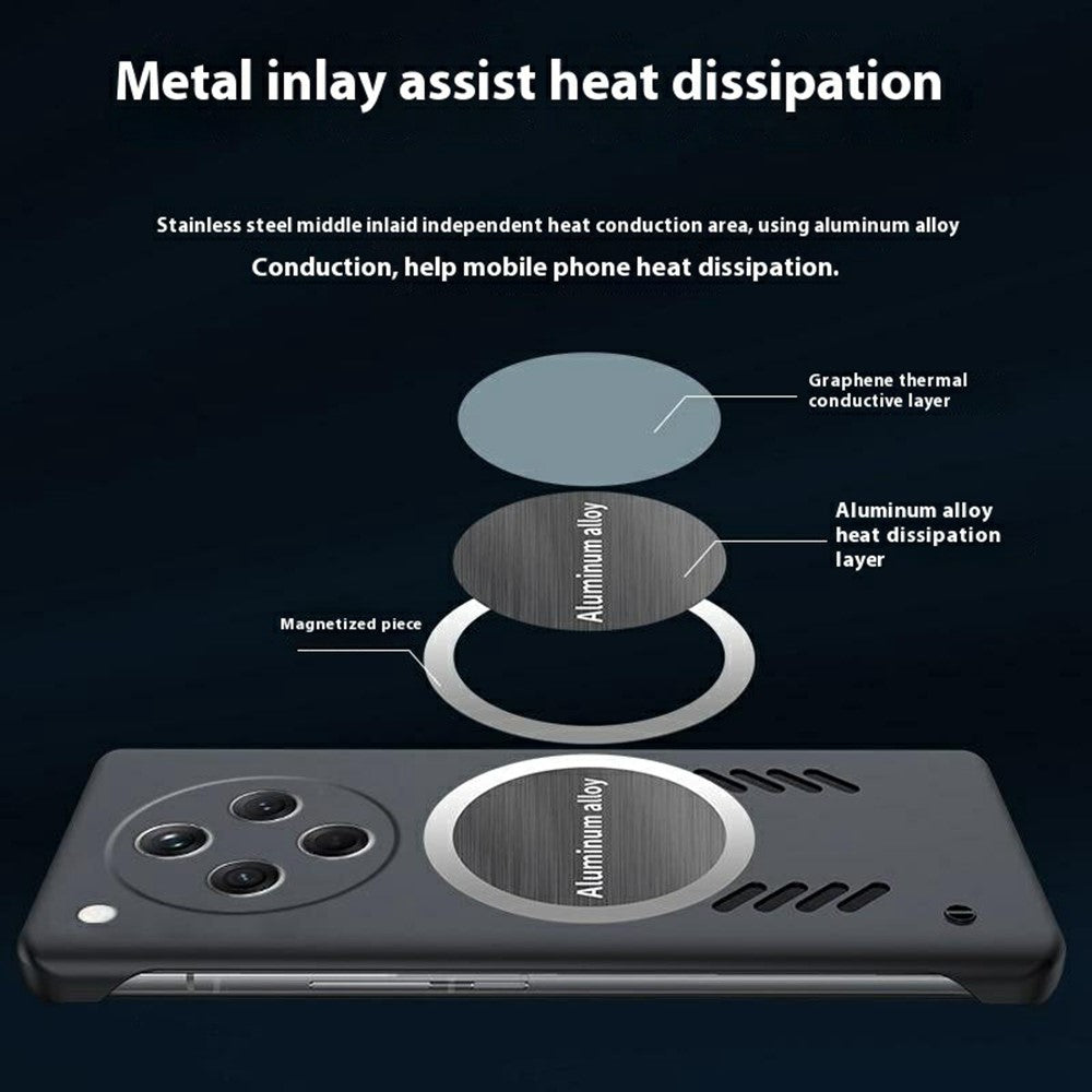 For Oppo Find X8 5G Case Hard PC Frameless Heat Dissipation Phone Cover
