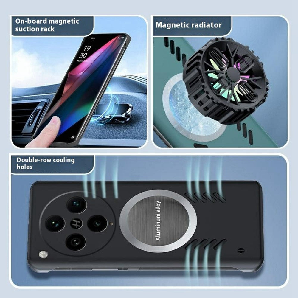 For Oppo Find X8 Pro 5G Case Hard PC Frameless Heat Dissipation Phone Cover