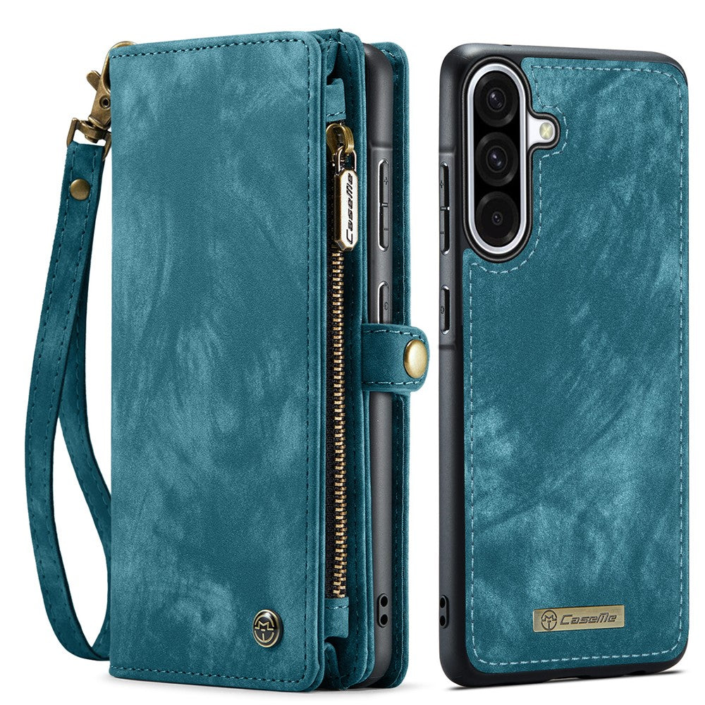 CASEME 008 For Samsung Galaxy A56 5G Phone Cases Leather Cover with Detachable Wallet and Strap