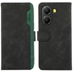 ABEEL For Xiaomi Poco X7 Pro 5G  /  Redmi Turbo 4 5G Case Color Splicing Leather Flip Phone Cover RFID Blocking