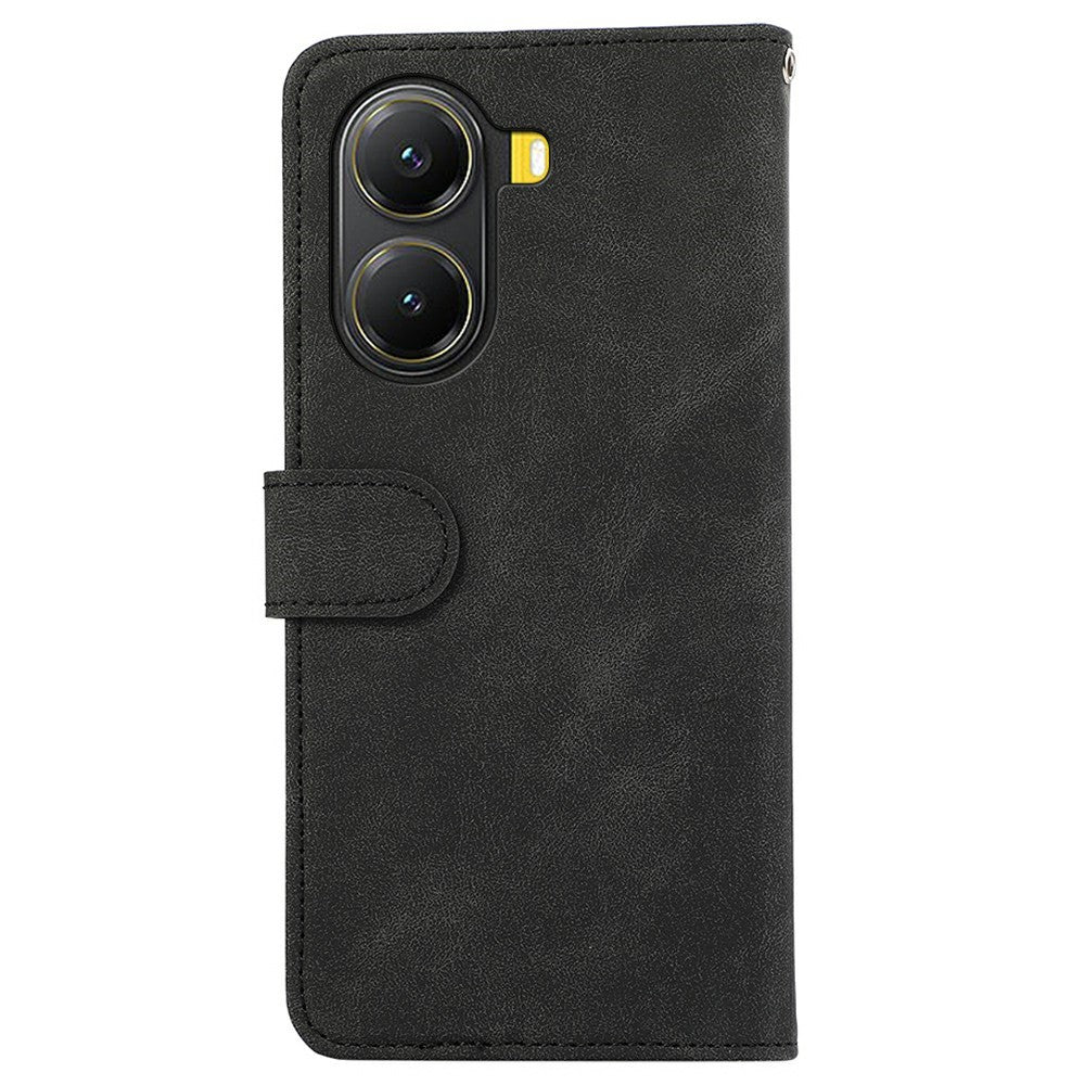 ABEEL For Xiaomi Poco X7 Pro 5G  /  Redmi Turbo 4 5G Case Color Splicing Leather Flip Phone Cover RFID Blocking