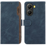 ABEEL For Xiaomi Poco X7 Pro 5G  /  Redmi Turbo 4 5G Case Color Splicing Leather Flip Phone Cover RFID Blocking