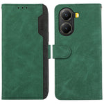 ABEEL For Xiaomi Poco X7 Pro 5G  /  Redmi Turbo 4 5G Case Color Splicing Leather Flip Phone Cover RFID Blocking