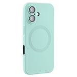 For iPhone 16 Plus Case Compatible with MagSafe Liquid Silicone Phone Cover with Tempered Glass Lens Protector