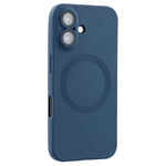 For iPhone 16 Plus Case Compatible with MagSafe Liquid Silicone Phone Cover with Tempered Glass Lens Protector