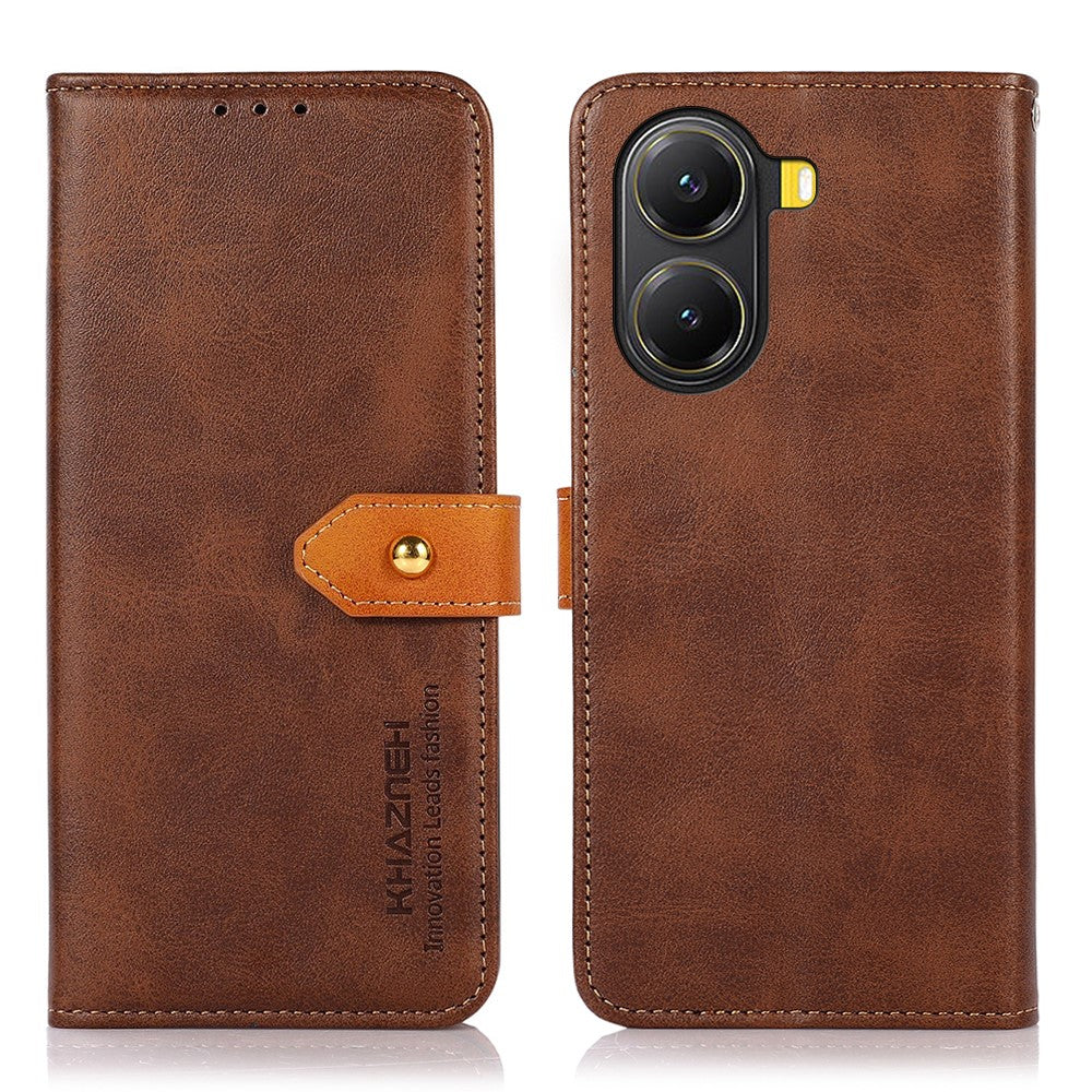 KHAZNEH For Xiaomi Poco X7 Pro 5G  /  Redmi Turbo 4 5G Wallet Phone Case Stand Leather Flip Cover