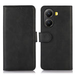 For Xiaomi Poco X7 Pro 5G  /  Redmi Turbo 4 5G Case Cowhide Texture Leather Wallet Phone Cover with Stand