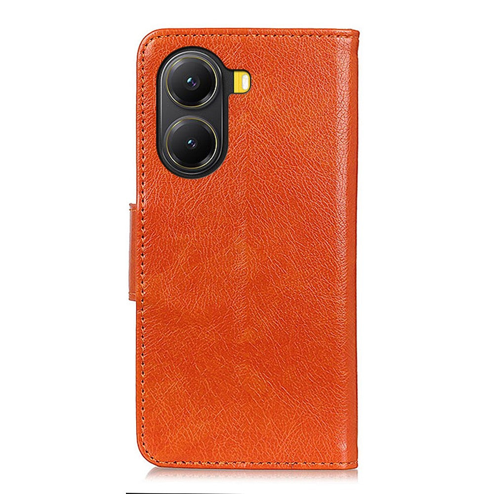 For Xiaomi Poco X7 Pro 5G  /  Redmi Turbo 4 5G Case Nappa Texture Split Leather Wallet Phone Cover