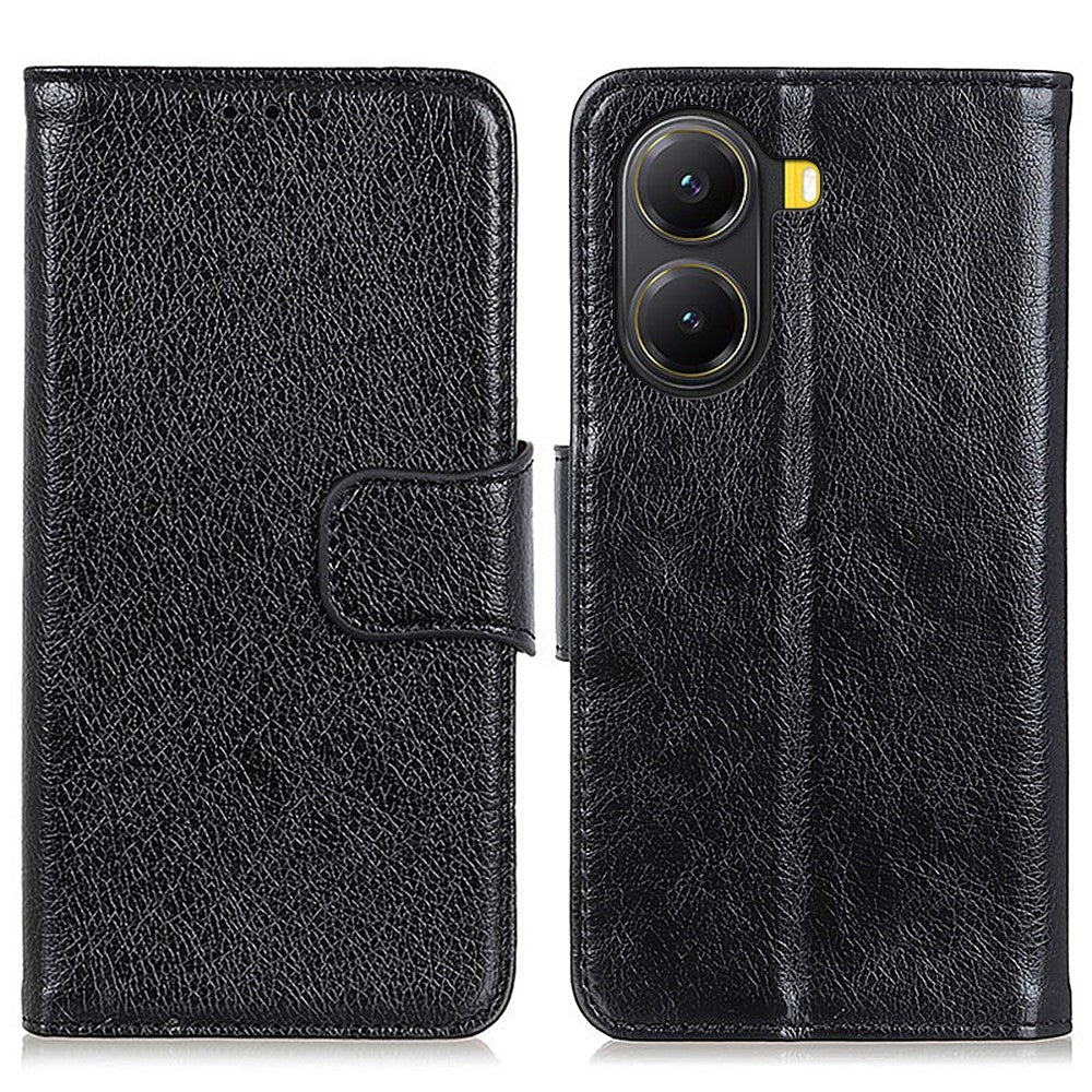 For Xiaomi Poco X7 Pro 5G  /  Redmi Turbo 4 5G Case Nappa Texture Split Leather Wallet Phone Cover