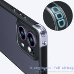 Oppo Reno13 F 5G (Reno 13 FS 5G) / 4G-skal Skin-Touch TPU + PC Matt mobilskal, Transparent Svart