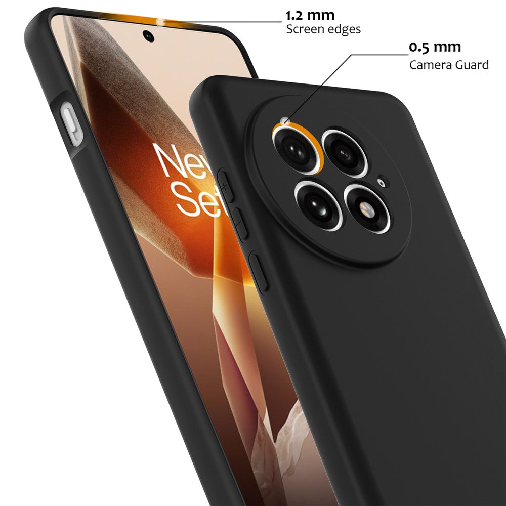 For OnePlus 13 Liquid Silicone Case with Strap Magnetic Case Phone Cover