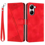 For Xiaomi Redmi Turbo 4 5G / Poco X7 Pro 5G Case Handbag Imprinted Triangle Leather Phone Cover