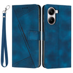 For Xiaomi Redmi Turbo 4 5G / Poco X7 Pro 5G Case Handbag Imprinted Triangle Leather Phone Cover