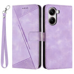For Xiaomi Redmi Turbo 4 5G / Poco X7 Pro 5G Case Handbag Imprinted Triangle Leather Phone Cover