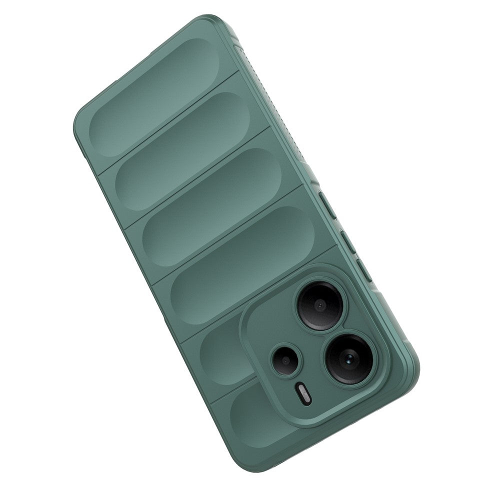 For Xiaomi Redmi Note 14 4G (163.25mm) Case Anti-Drop Soft TPU Rugged Phone Back Cover