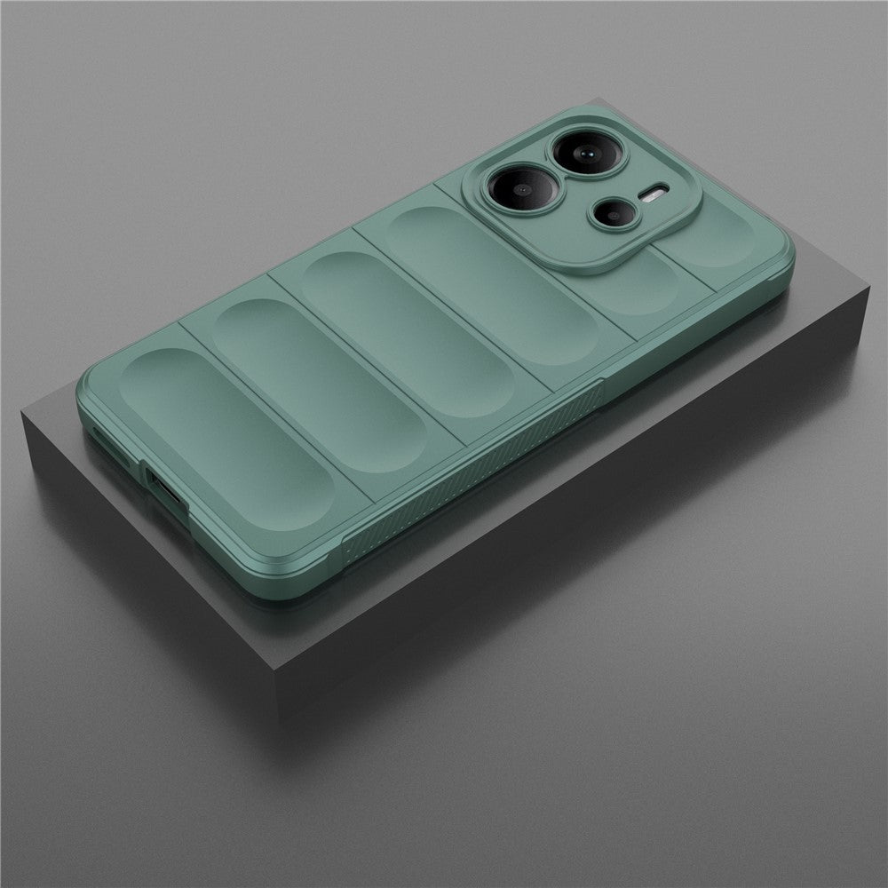 For Xiaomi Redmi Note 14 4G (163.25mm) Case Anti-Drop Soft TPU Rugged Phone Back Cover