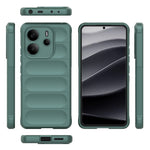 For Xiaomi Redmi Note 14 4G (163.25mm) Case Anti-Drop Soft TPU Rugged Phone Back Cover