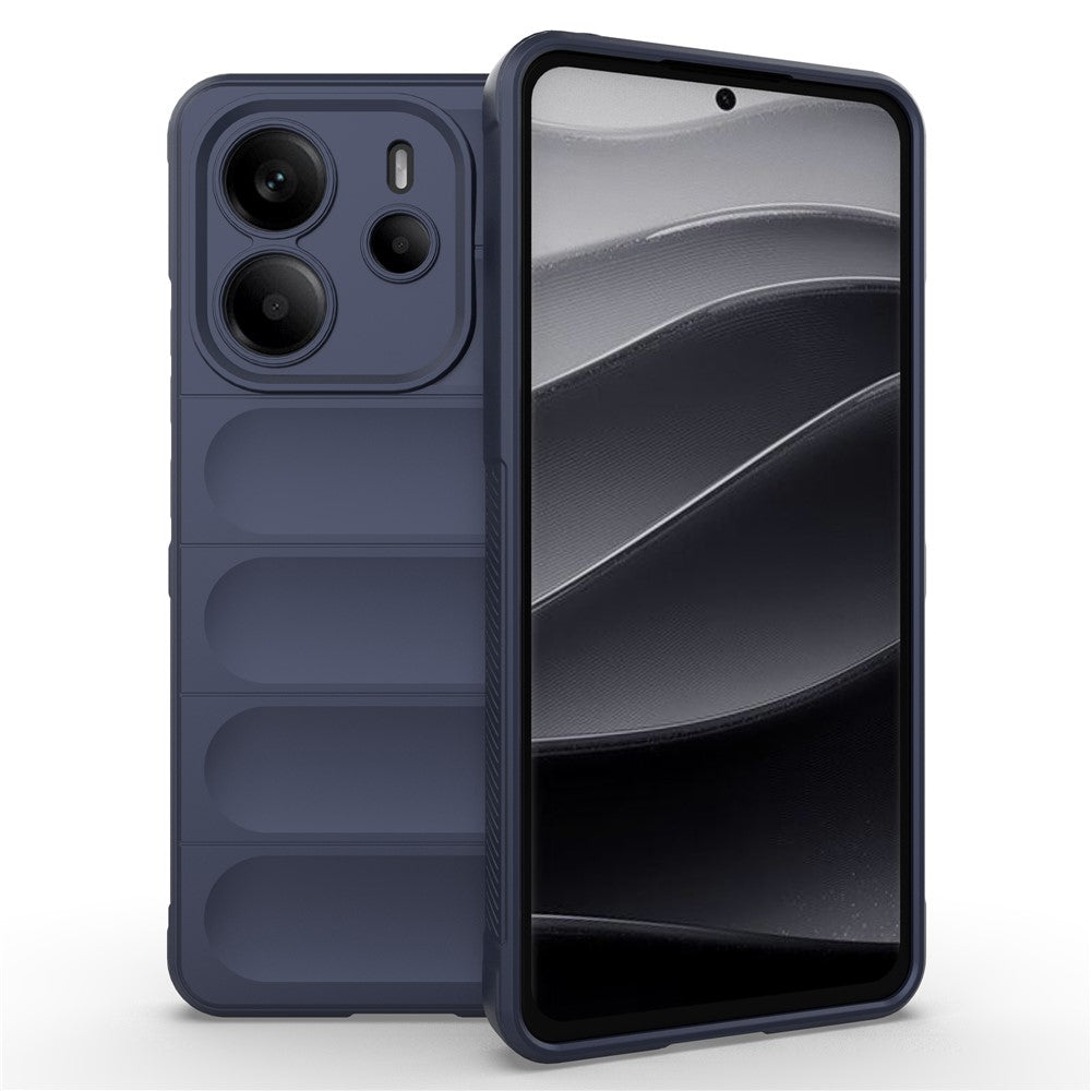 For Xiaomi Redmi Note 14 4G (163.25mm) Case Anti-Drop Soft TPU Rugged Phone Back Cover