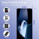 For OnePlus 13R 5G Clear TPU Anti-Scratch Phone Case + 2.5D Arc Edge Screen Protector