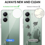 For Xiaomi Poco X7 Pro 5G Case Anti-Fingerprint Crystal Clear TPU Phone Cover
