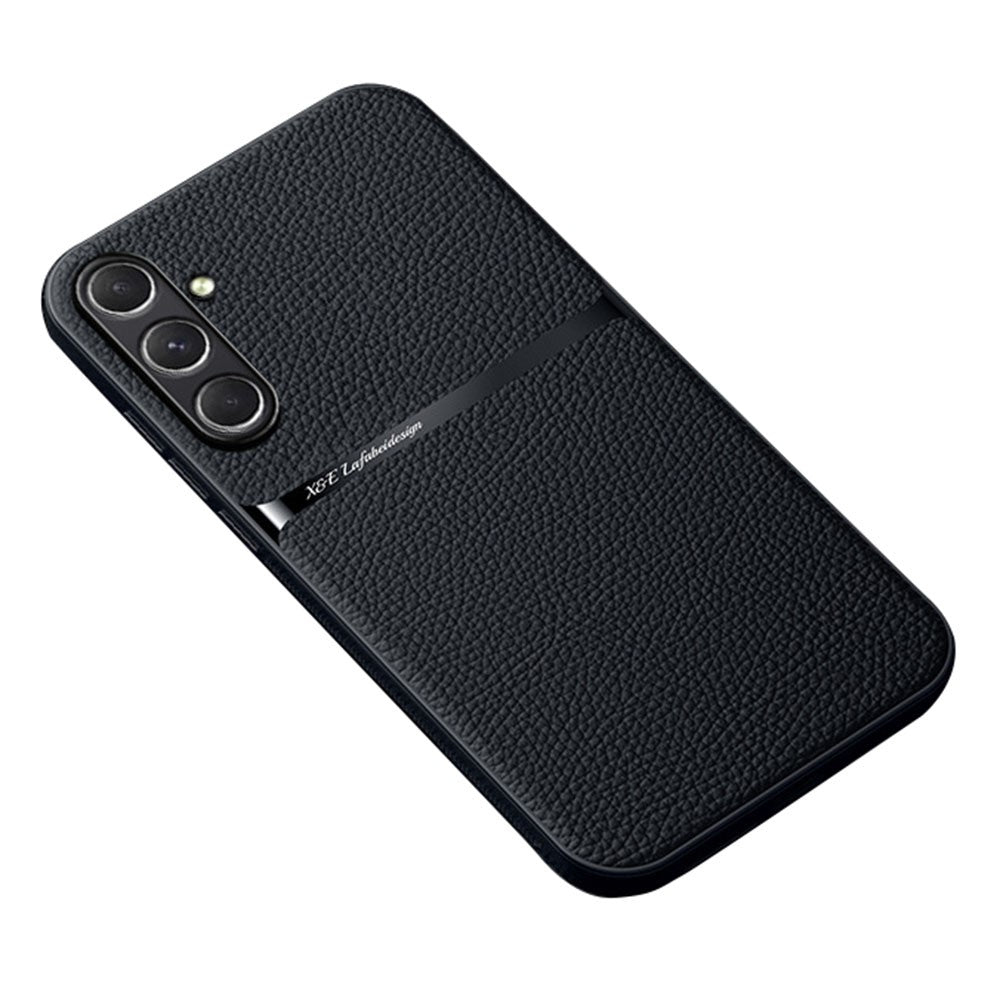 For Samsung Galaxy A56 5G Magnetic Case Litchi Texture Slim Soft TPU + PU Leather Phone Cover