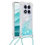 For Xiaomi Poco X7 5G / Xiaomi Redmi Note 14 Pro 5G TPU Case Quicksand Design Phone Cover with Lanyard