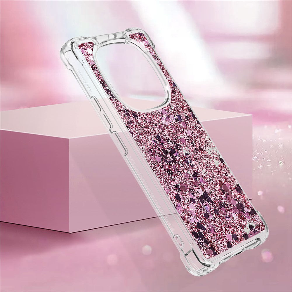 For Xiaomi Poco X7 5G / Xiaomi Redmi Note 14 Pro 5G TPU Case Glitter Quicksand Shockproof Phone Back Cover