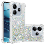 For Xiaomi Redmi Note 14 5G TPU Case Glitter Quicksand Shockproof Phone Back Cover