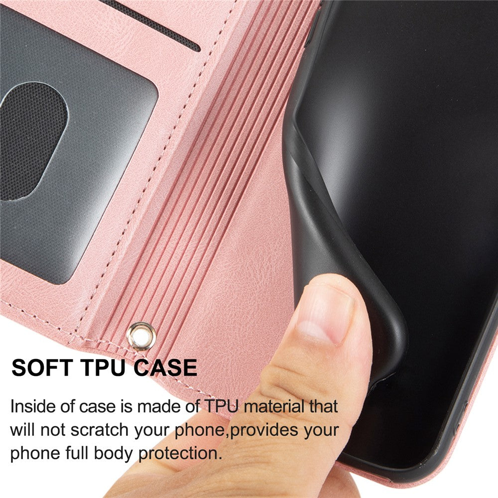 For Xiaomi Redmi Note 14 Pro 4G Case Wallet Skin-Touch Leather Imprinted Phone Cover