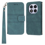 For Xiaomi Redmi Note 14 Pro 4G Case Wallet Skin-Touch Leather Imprinted Phone Cover