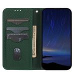 For Xiaomi Redmi Note 14 Pro 4G Case Woven Texture PU Leather Wallet Phone Cover