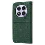 For Xiaomi Redmi Note 14 Pro 4G Case Woven Texture PU Leather Wallet Phone Cover