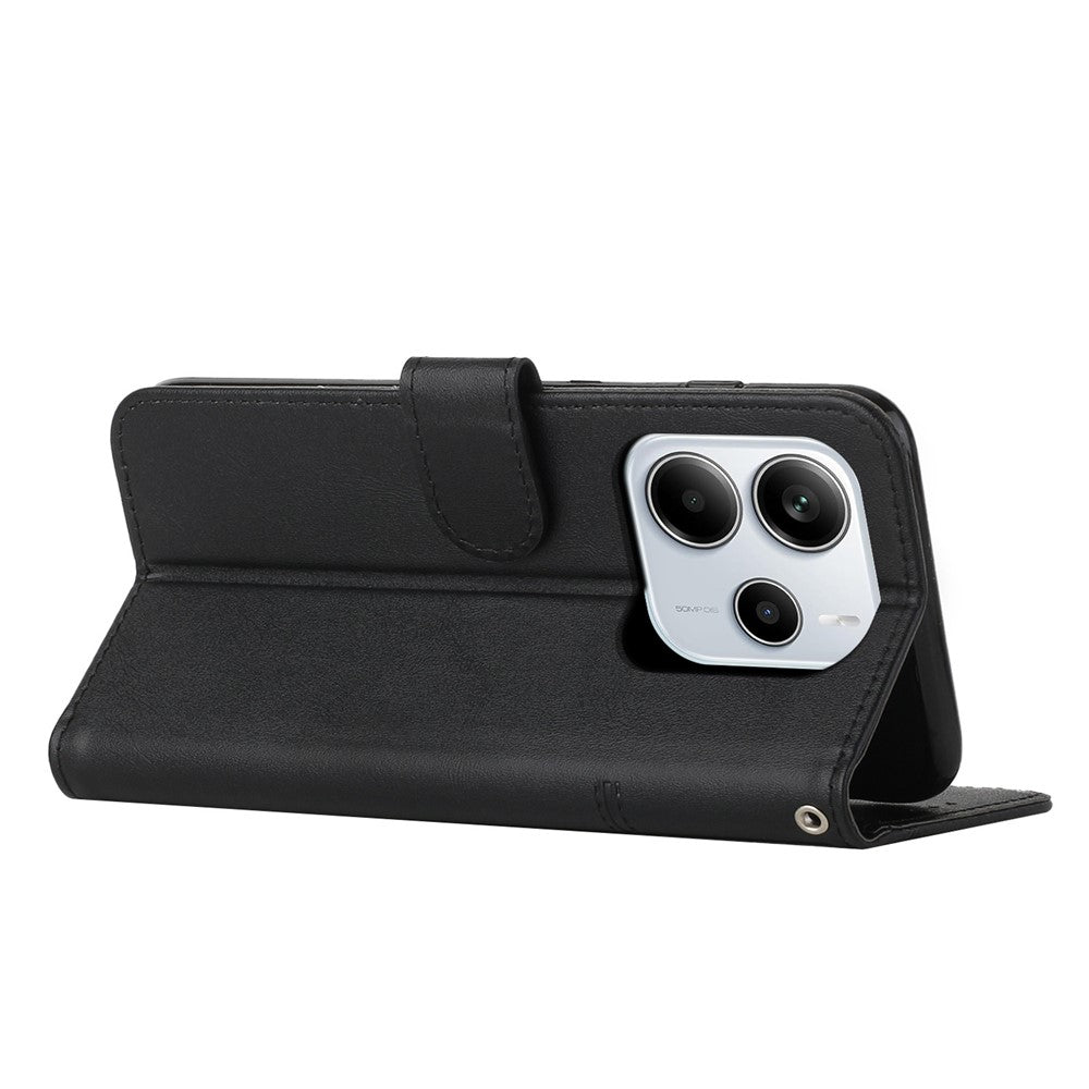 For Xiaomi Redmi Note 14 4G (163.25mm) Case Leather Stand Protective Phone Cover